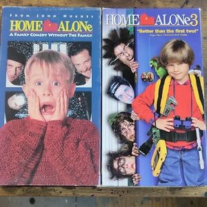 Home Alone 1 & 3 VHS Set